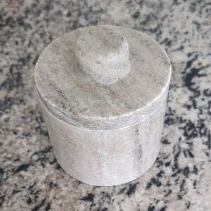 Hearth & Hand Stoneware Canister with Black Lid